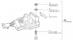 Bosch 0 603 999 005 MS 48 Drill Press Vice Spare Parts